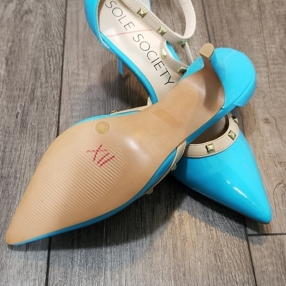 Sole Society Anneke Studded Strapy Pumps - Picture 6 of 9